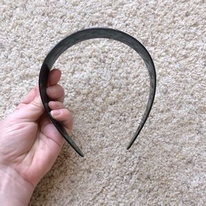 Plastic Black Miu Miu headband